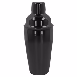Cocktail Shaker with Built in Strainer Cocktail - Black
