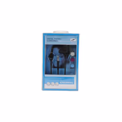 Grundig 51539 Digital Stereo Earphone Headphone with 3 Earphone Caps/Buds