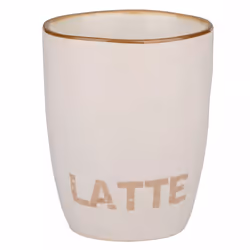 Coffee Mugs Latte Espresso Mocha Glasses Hot Cups Stoneware 280ml 4x