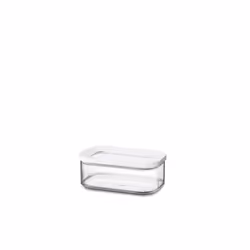 Rosti Mepal Modula, Box, Rectangular, 0.425 L, Transparent, White, Polyethylene, Styrene Acrylonitrile (SAN), CE