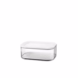 Rosti Mepal 106934030600, Box, Rectangular, 2 L, Transparent, White, Polyethylene, Styrene Acrylonitrile (SAN), 160 mm