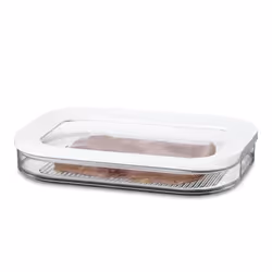 Rosti Mepal 106937030600 food storage container Rectangular Box 0.55 L Transparent, White 1 pc(s)