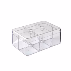 Rosti Mepal 106815053100, Transparent, Styrene Acrylonitrile (SAN), Rectangle, 148 mm, 217 mm, 85 mm
