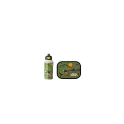 - Lunch Set Campus - Lunch Set For Children with Pop-Up Drink Bottle & Lunch Box - Lunch Set For School or On The Go - BPA-Free - 400 ml + 750 ml -