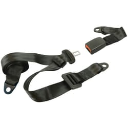 Carpoint 3-Point Safety Belt Static Black Vehicle Car Seat Truck Belt Set