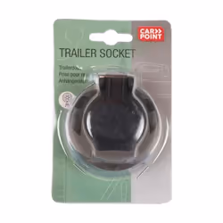 CARPOINT 0410002 Towbar Socket 12 7 Plastic with splash protection cover ISO 1724 N