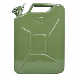Carpoint Petrol Can 20 L Metal Green Jerry Can Petrol Container Fuel Tank