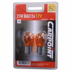 CARPOINT 0725058 Light Bulbs Orange 12 21 PY21W BAU15s AUDI: A3 Sportback, A3 Hatchback, A4 B8 Avant, BMW: 3 Saloon, 1 Hatchback, X3
