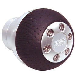 CARPOINT 2512788 Gear knob Aluminium, Leather