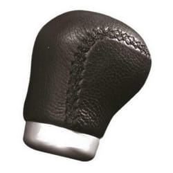 CARPOINT 2512790 Gear knob Aluminium, Leather Universal