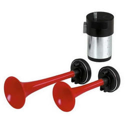 CARPOINT 0524701 Horn 12 H 735Hz ± 5%, L 600Hz ± 5% 117 Dual-tone Trumpet Horn Low Tone, High Tone Electric-pneumatic 240