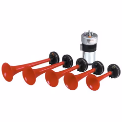 Horn; CARPOINT; La Cucaracha; 12 117 Electric Steel, Plastic red/black 108