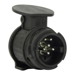 CARPOINT 0429518 Towbar Socket 13 (M), 7 (F) Plastic with splash protection cover ISO 11446, ISO 1724 N