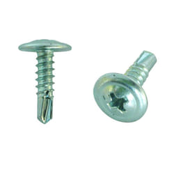 Carpoint 0810009 Self Cutting Screws Set of 100 Silver