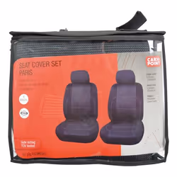 CARPOINT Paris 0310355 Seat cover black Polyester Front