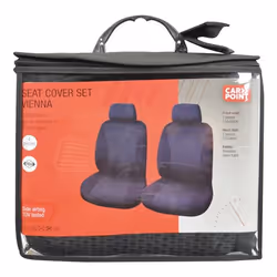 CARPOINT Vienna 0310357 Seat cover black Front