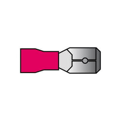 CARPOINT 1624010 Squeeze Connector red