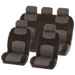CARPOINT Chicago 0310320 Seat cover black/grey Front and Rear