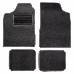 Floor mat set; CARPOINT; Front and Rear 4 graphite 68 , 44