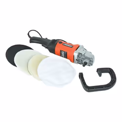 CARPOINT 1717307 Polishing Machine 230 Electric with accessories with removable handle