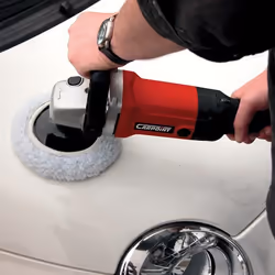CARPOINT 1717307 Polishing Machine 230 Electric with accessories with removable handle