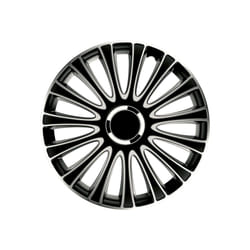 Górecki 2211196 hubcap 38.1 cm (15") ABS, Metal Black, Silver 4 pc(s)