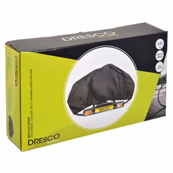 Dresco Elastic Bicycle Cover for 1 Bike Black Universal Bike Storage Cover