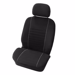 Seat cover; CARPOINT; Suede; black Front