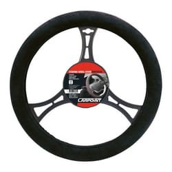 CARPOINT 2510075 Steering wheel cover black 37-39 Polyester