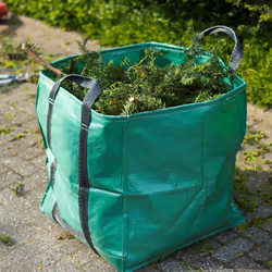 Nature Garden Waste Bag Square Green 252L Reusable Recycling Collection Sack