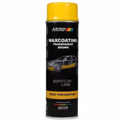 Motip Underbody Waxcoating Transparent Brown Rust Prevention 500ml Aerosol