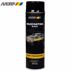 Motip Waxcoating Black Underbody Coating Car Rust Proofing Prevention 500ml