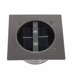Ranex 5000.198 LED solar groundspot, Outdoor ground lighting, Stainless steel, IP67, Garden, 1 bulb(s), LED