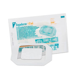 TEGADERM PLUS +PAD 3M Film Dressing 9cm x 10cm 3586 - Transparent/Waterproof/Non-Adh Pad - 1