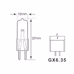 Velleman LAMP50MF halogen bulb 50 W GY6.35