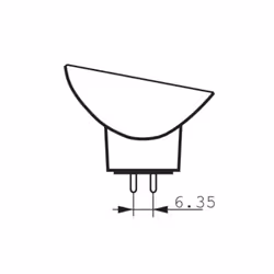 Philips 43686330 halogen bulb 250 W White GX5.3