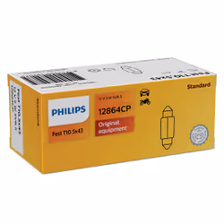 Philips Vision 12864CP Conventional Interior and Signalling, 5 W, 12 V, Festoon, 1 pc(s)