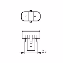 Philips 62488880 ultraviolet (UV) bulb 11 W G23 - Additional view 2