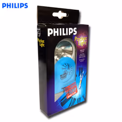 Philips classic reliable compact pocket torch - with hanging strap