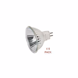 PHILIPS 12V 50W Halogen Dichroic Lamp - 5 Pack