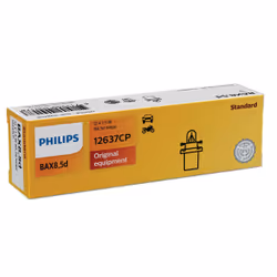 Philips Vision 12637CP Conventional Interior and Signalling, 1.5 W, 12 V, BAX, 1 pc(s)