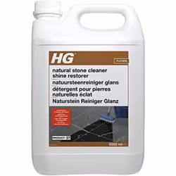 HG shine restoring cleaner for natural stone 5L - A shine restoring cleaner for marble and natural stone floors.