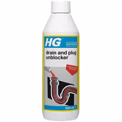 HG Drain And Plug Unblocker for Blocked Drain Pipes in Sinks - 500ml