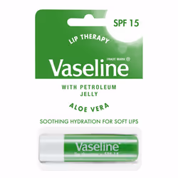 Vaseline Lip Therapy With Petroleum Jelly Balm, Aloe Vera, 8 Pack