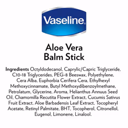 Vaseline Lip Therapy With Petroleum Jelly Balm, Aloe Vera, 8 Pack - Additional view 5