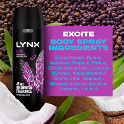 Lynx Excite XL Deodorant Spray 200ml