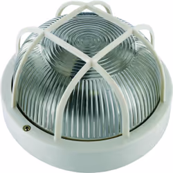 Smartwares BE100W Outdoor light, Outdoor wall/ceiling lighting, Translucent, White, Plastic, IP44, II, E27