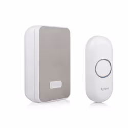 Byron DBY-22321 Wireless doorbell set, Grey, White, 85 dB, Home, Office, IP44, Plastic, Digital