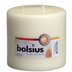 Bolsius Multi Wick 15 x 15 cm, Ivory, Paraffin Wax, 15x15x15 cm