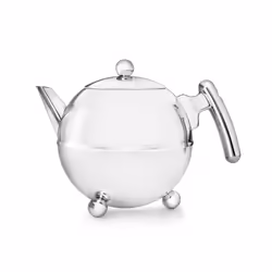 Bredemeijer Bella Ronde, Single teapot, 1200 ml, Stainless steel, Stainless steel